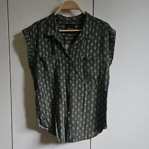Jachs Olive Patterned Shirt